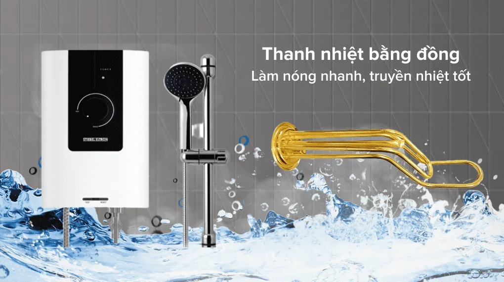 Thanh đốt bằng đồng của máy nước nóng Stiebel Eltron WS 45 EC