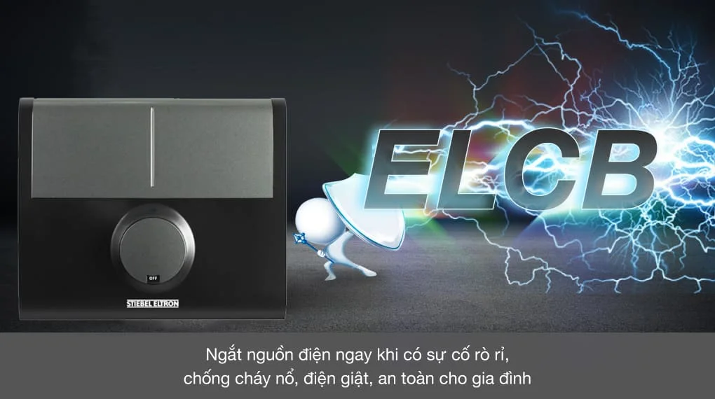 ELCB máy nước nóng trực tiếp Stiebel Eltron DDC 8 EC