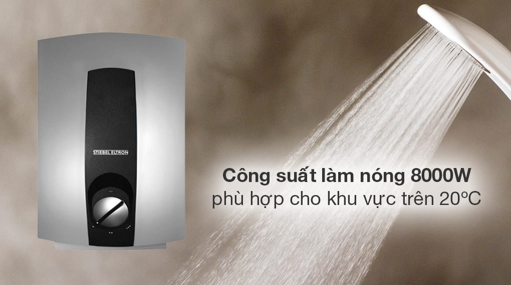 Công suất máy nước nóng trực tiếp Stiebel Eltron DHC 8 EC