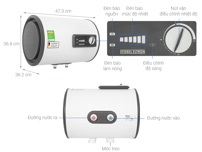 Thông số máy nước nóng Đức Stiebel Eltron ESH 15 H Plus T-VN