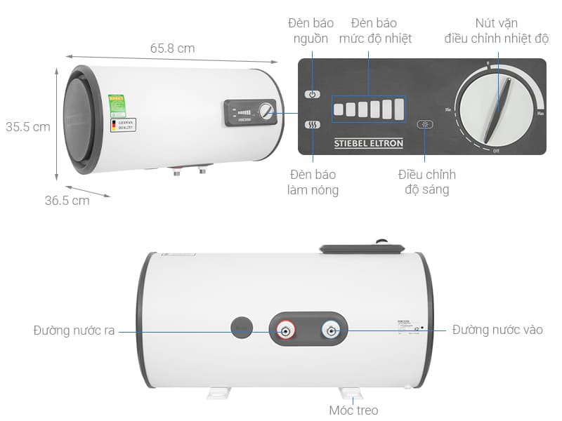Thông số máy nước nóng Đức Stiebel Eltron ESH 25 H Plus T-VN
