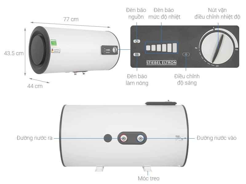 Thông số máy nước nóng Đức Stiebel Eltron ESH 50 H Plus T-VN