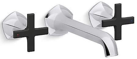 Vòi lavabo nóng lạnh âm tường Kohler Occasion K-EX27103T-3-CBL