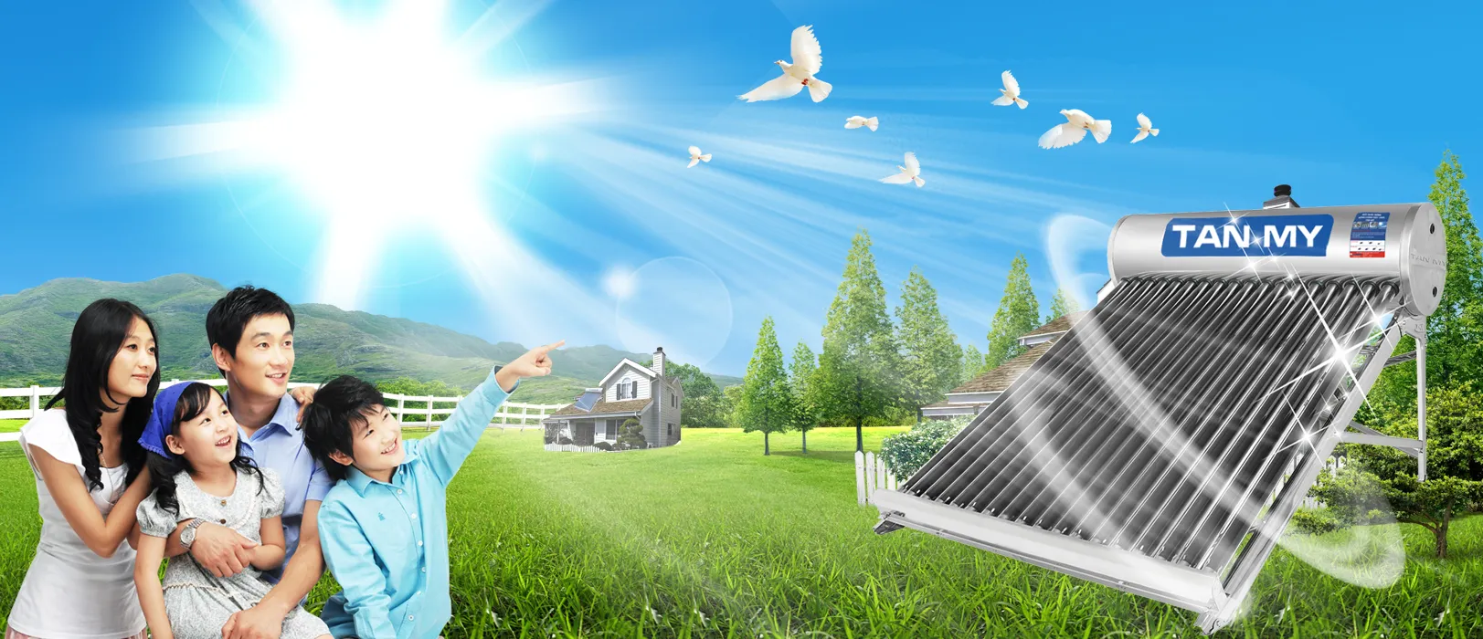 Thái Dương Năng Tân Mỹ 200l