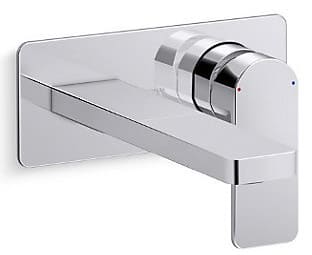 Vòi lavabo nóng lạnh âm tường Kohler Parallel K-22567T-B4-CP