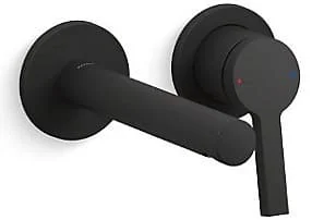 Mặt nạ vòi lavabo nóng lạnh âm tường Kohler Elate K-24845T-4-BL