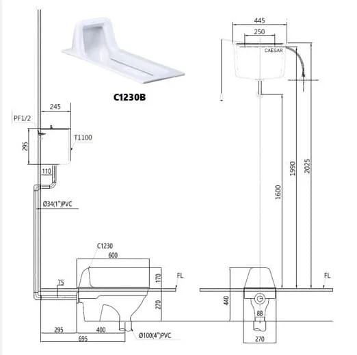 Bản Vẽ CAESAR C1230B