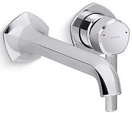 Mặt nạ vòi lavabo nóng lạnh âm tường Kohler Occation K-EX27102T-4-CP