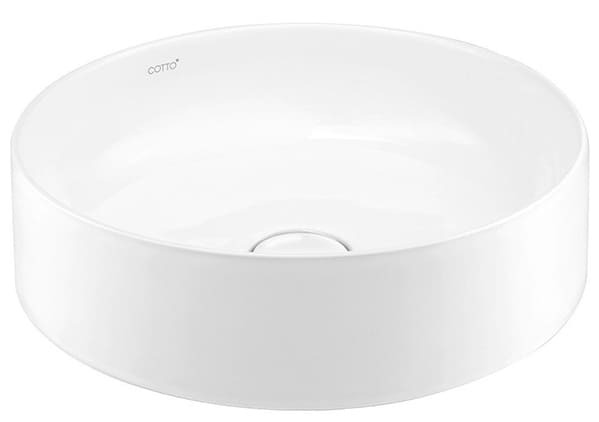 Chậu rửa mặt đặt bàn màu trắng mờ COTTO C00340 MWH