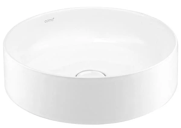 Chậu rửa mặt đặt bàn màu trắng mờ COTTO C00340 MWH