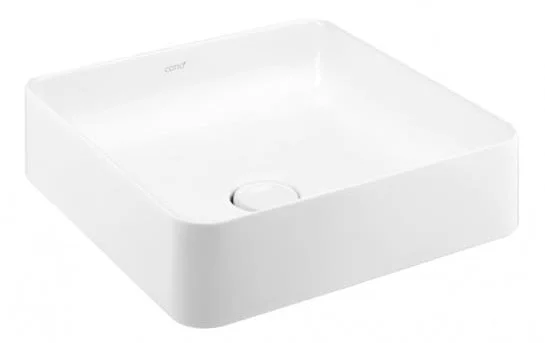 Chậu rửa mặt đặt bàn màu trắng mờ COTTO C00341 MWH