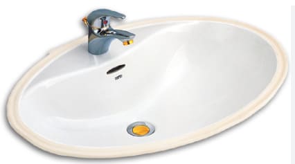 Chậu rửa mặt âm bàn COTTO C016