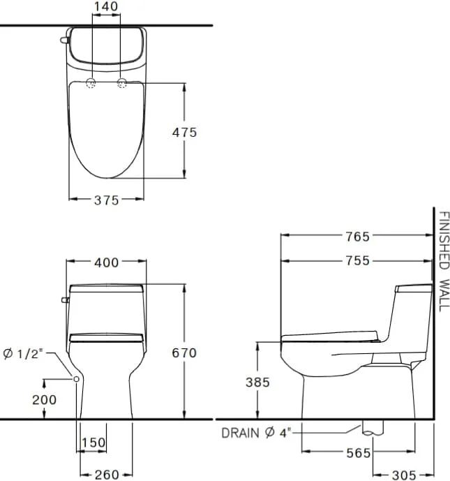 Bản vẽ COTTO C1142(CN1)