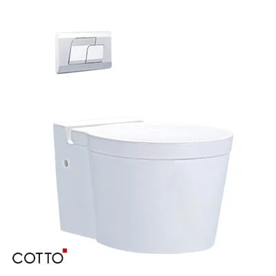 Bàn cầu treo tường thoát ngang COTTO SC198817(F)