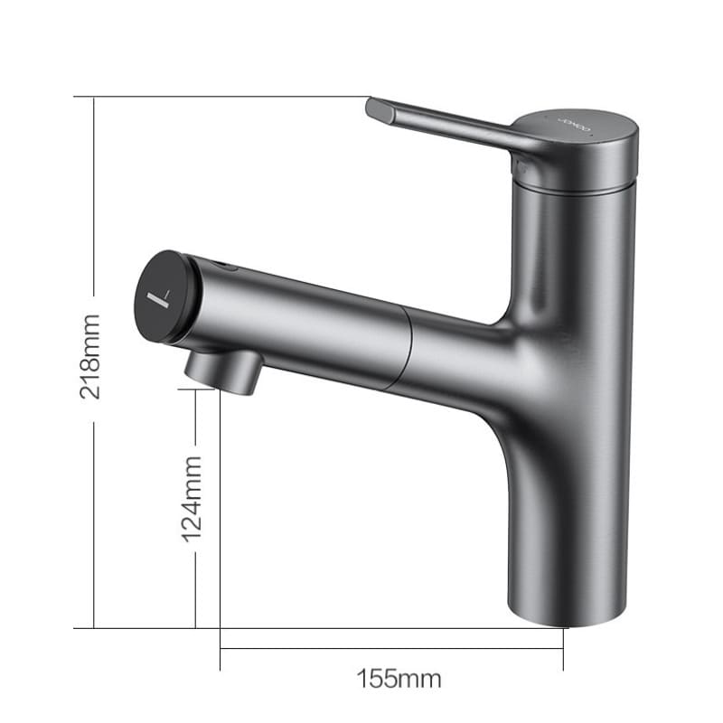 Bản vẽ Vòi Lavabo Dây Rút Jomoo 32344-574/1B1-Z