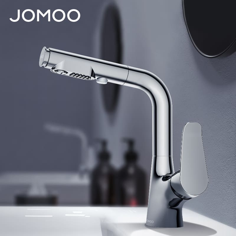 Vòi Lavabo Nóng Lạnh Dây Rút Jomoo 32394-649/1B-Z
