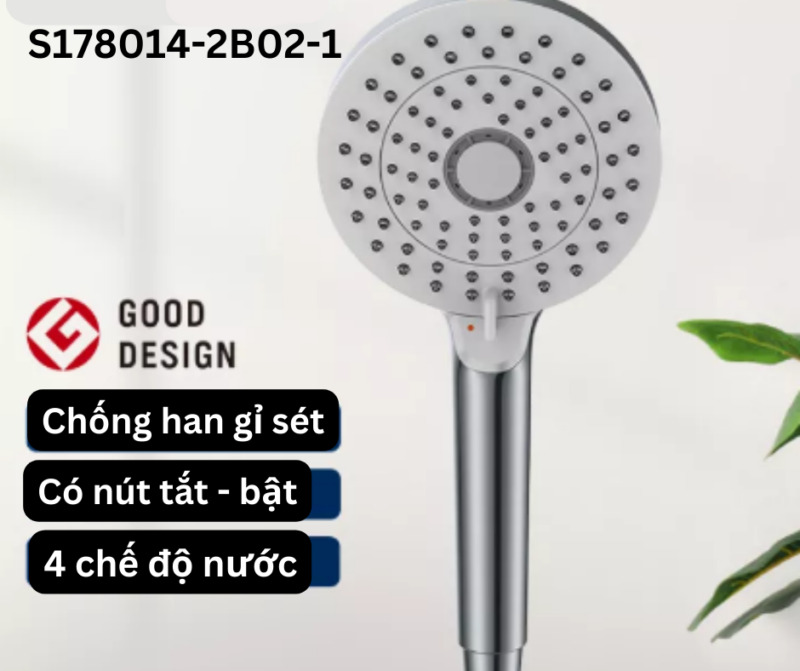 Bát Sen Cầm Tay 3 Chế Độ Jomoo S178014-2B02-1