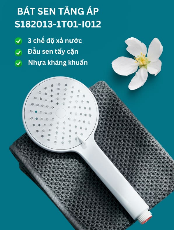 Bát Sen Cầm Tay 3 Chế Độ Jomoo S182013-1T01-I012