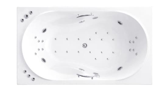 Bồn tắm xây có thanh vịn massage 1.9m COTTO BWA429EL(H)