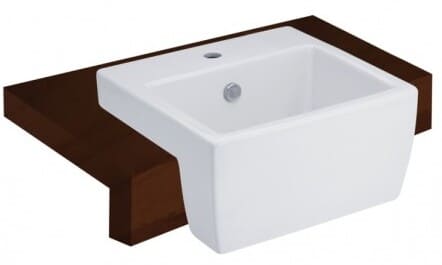 Chậu rửa mặt bán âm bàn COTTO C02217