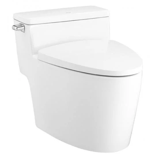 Bàn Cầu 1 Khối Xả Gạt Nắp Êm COTTO C105257
