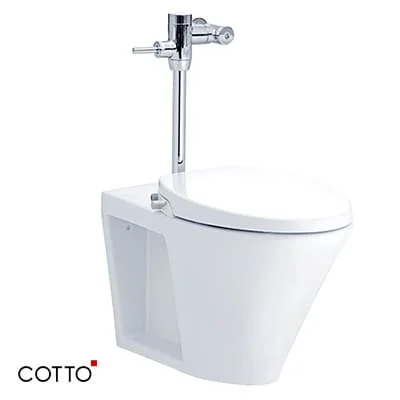 Bàn cầu đặt sàn nắp rửa cơ COTTO C1322BI(CN1)