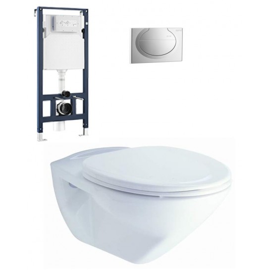 Bàn cầu treo tường thoát ngang COTTO SC199(F)