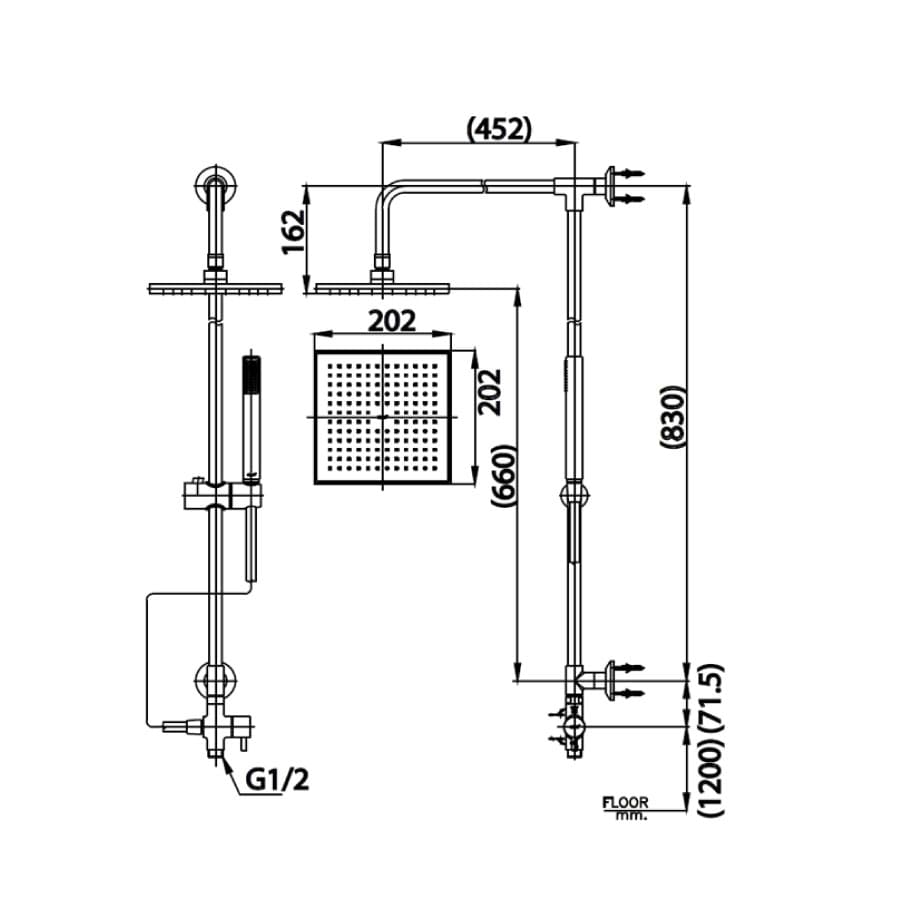 Cây Sen Tắm Cotto CT623Z95Z44