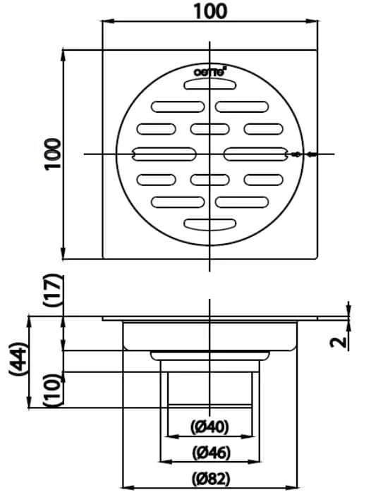 Ga thoát sàn COTTO CT6404Z2P(HM)