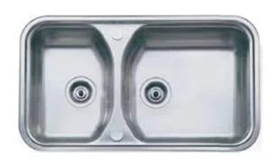 Chậu rửa bát 2 hố lệch Cotto CT801T
