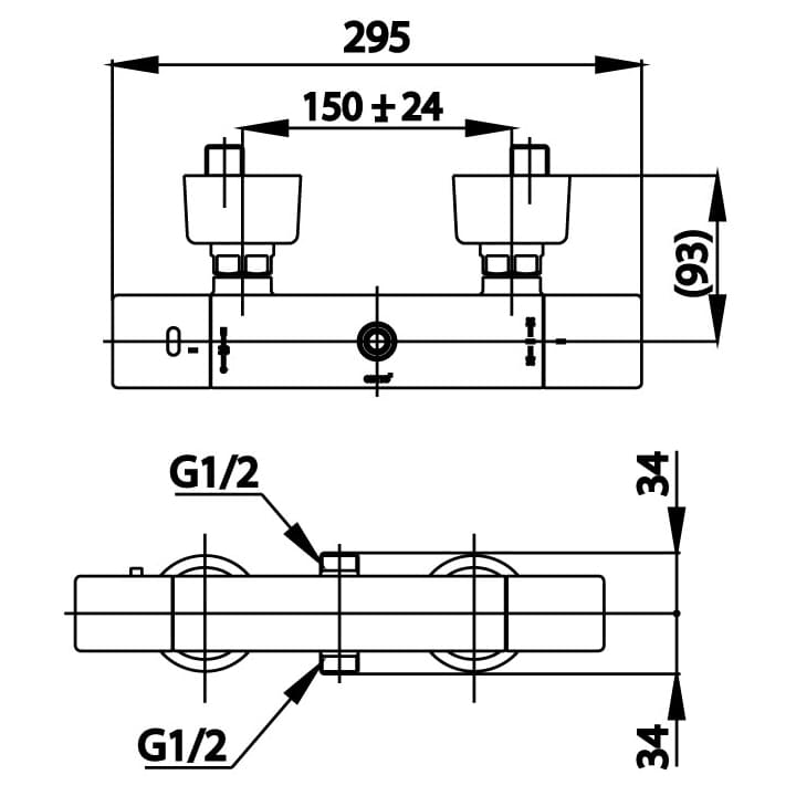Bản vẽ Củ sen tắm nhiệt độ COTTO CT2042E