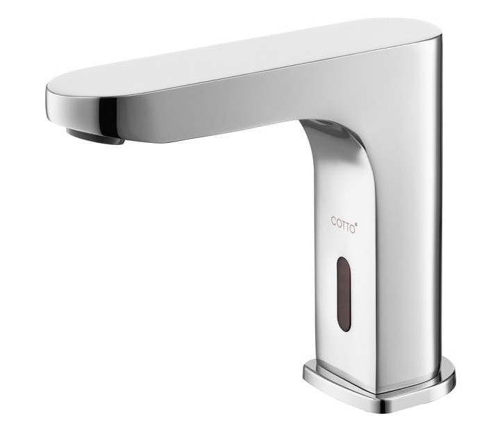 Vòi Rửa Mặt Lavabo Cảm Ứng Lạnh Dùng Điện Cotto CT4918AC