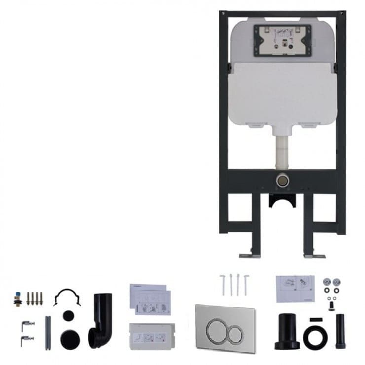 Chi tiết bộ phụ kiện két nước âm tường bồn cầu Inax AC-23PVN