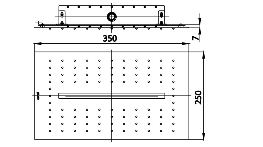 Bản vẽ Bát sen tắm âm trần COTTO ZF01WRC