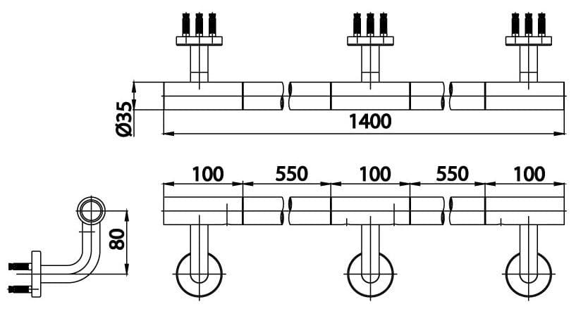 Thanh vịn nhà vệ sinh COTTO CT0201