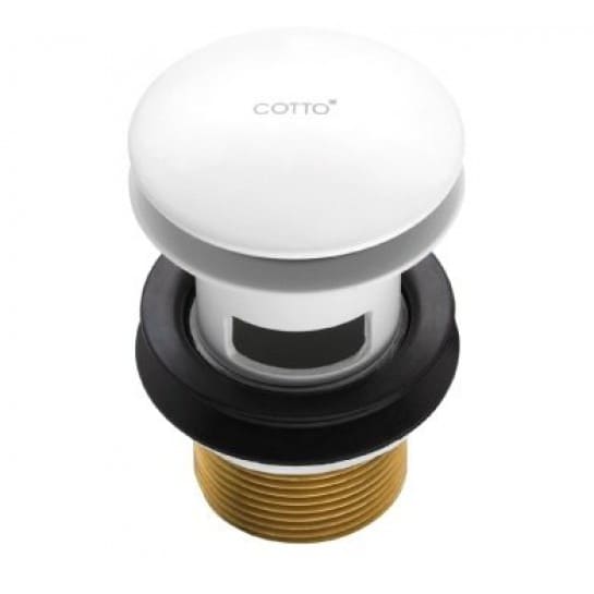 Rốn Chậu lavabo nhấn COTTO CT677#WH(HM)