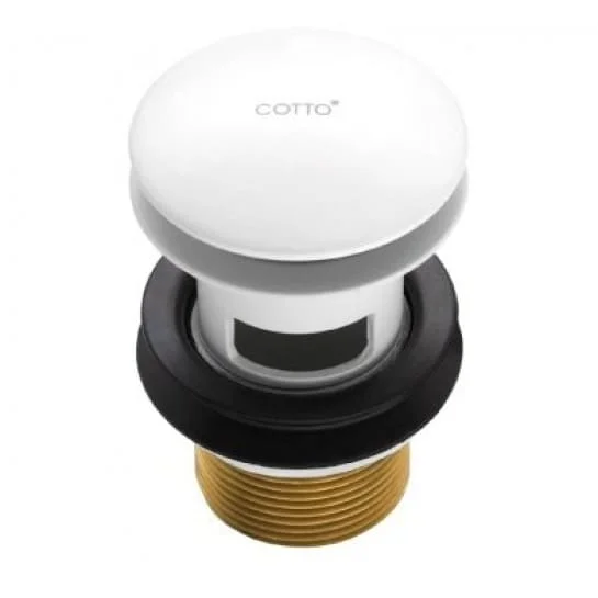 Rốn Chậu lavabo nhấn COTTO CT677#WH(HM)