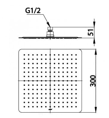 Bản vẽ Bát sen tắm âm trần COTTO Z98SV