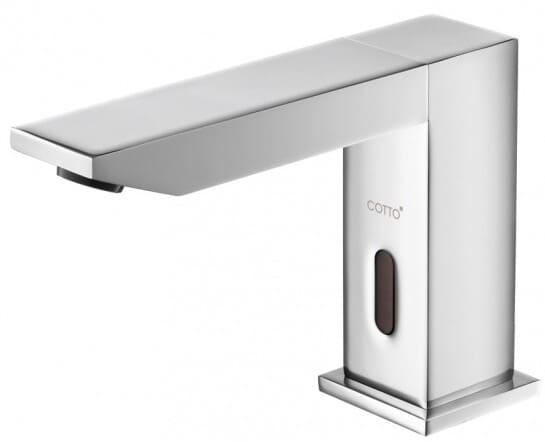 Vòi rửa mặt lavabo lạnh cảm ứng dùng pin COTTO CT4917DC
