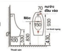 Bản vẽ bồn tiểu Huge H-TN025