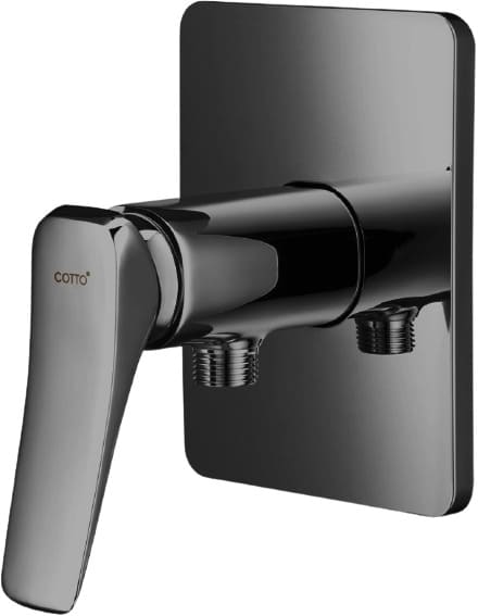 Mặt nạ sen tắm âm tường COTTO CT1243A#BL