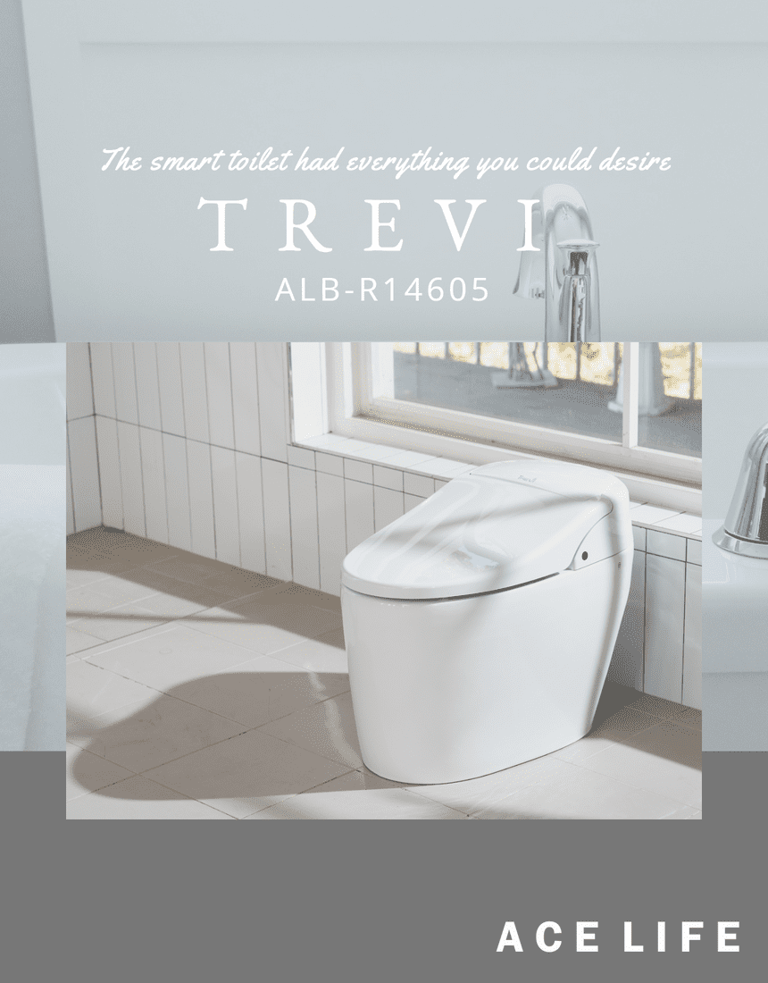 Bàn cầu điện tử Trevi ALB-R14605 Hàn Quốc