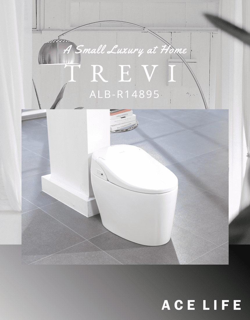Bàn cầu điện tử Trevi ALB-R14895 Hàn Quốc