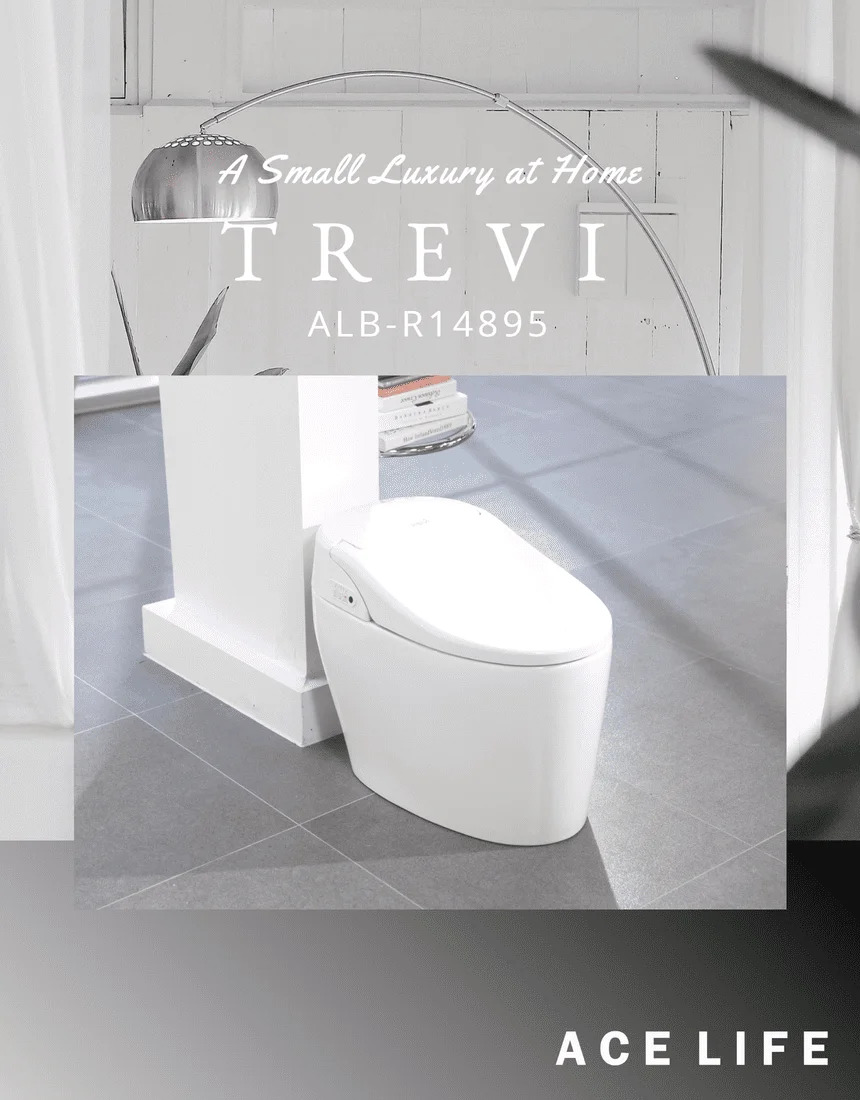 Bàn cầu điện tử Trevi ALB-R14895 Hàn Quốc