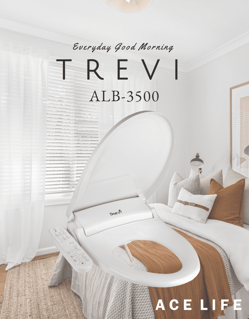 Nắp bàn cầu điện tử Hàn Quốc Trevi ALB-3500