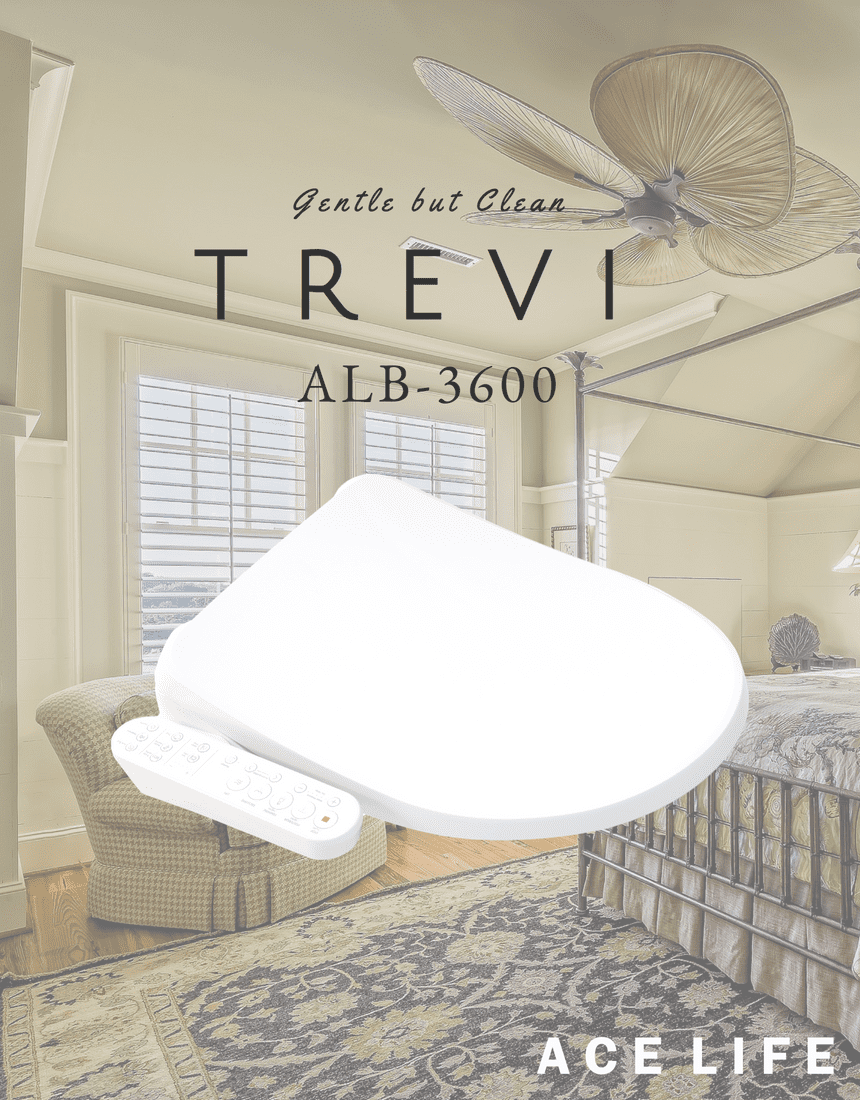 Nắp bàn cầu điện tử Hàn Quốc Trevi ALB-3600