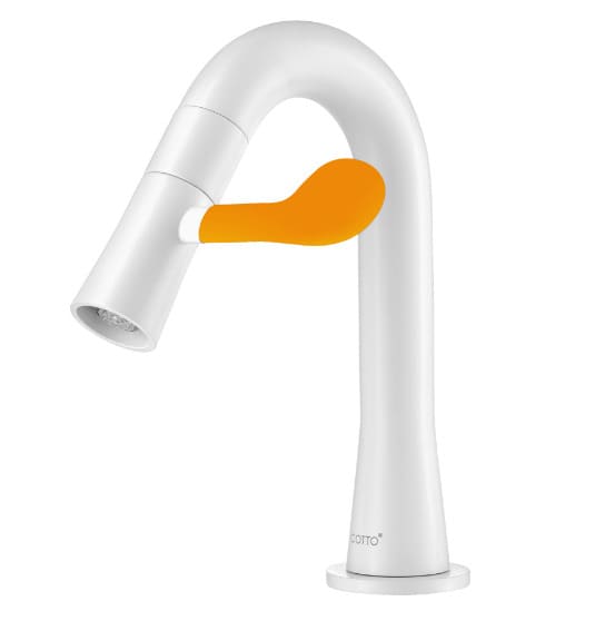 Vòi rửa mặt lavabo lạnh COTTO CT1301C43YL#WH
