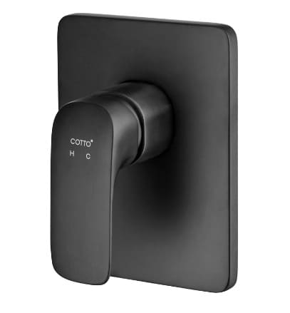 Mặt nạ sen tắm âm tường COTTO CT2146A#BL