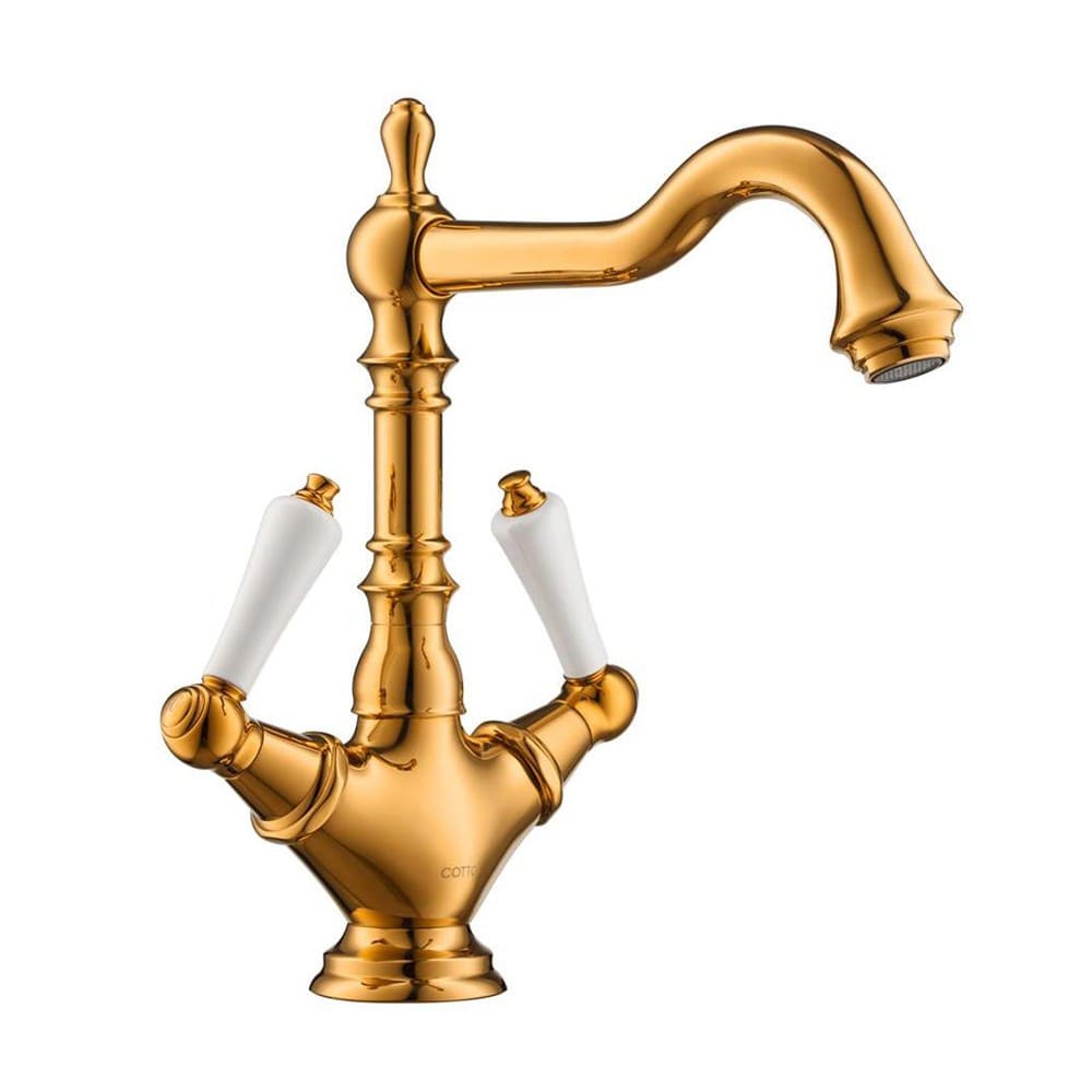 Vòi rửa mặt lavabo nóng lạnh COTTO CT2220C42#GR