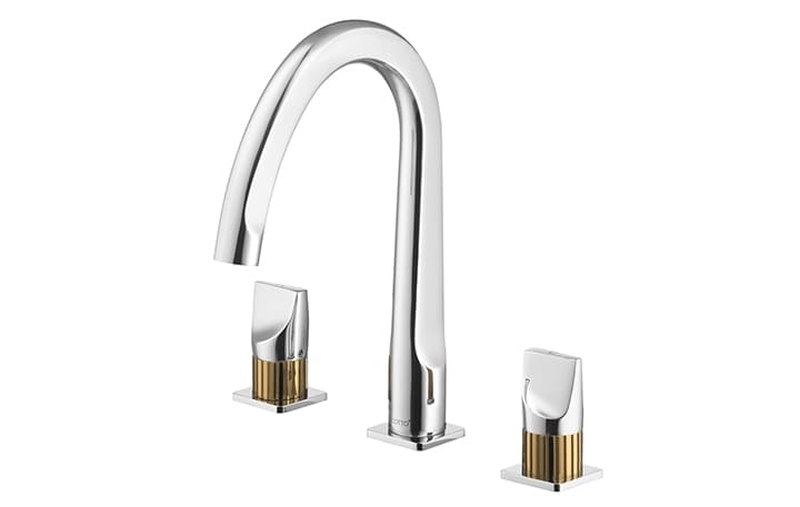 Vòi rửa mặt lavabo nóng lạnh 3 lỗ COTTO CT2282C44#CG